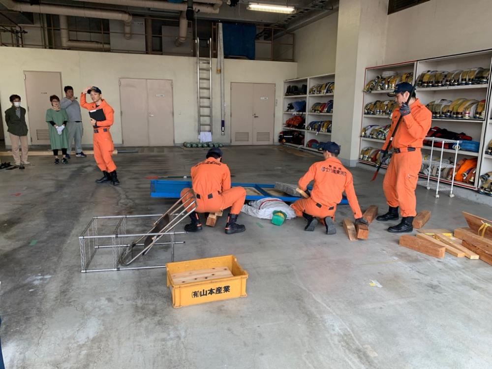 令和7年度防災力アップ第1回重量物除去訓練②