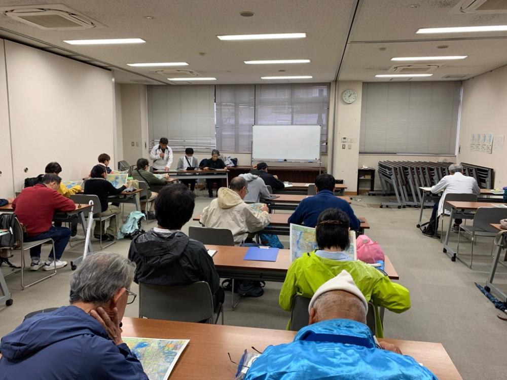 令和7年度防災力アップ第2回防災ウォーキング写真①